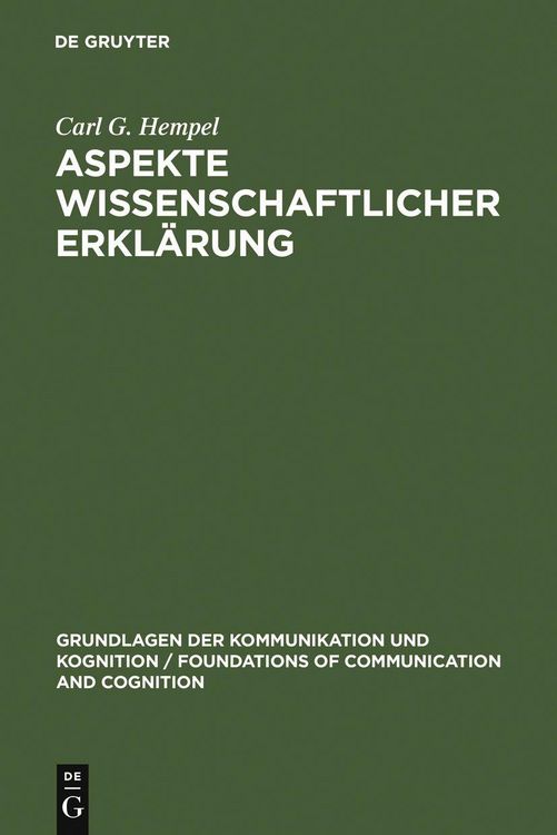 Produktbild: Aspekte wissenschaftlicher Erkl&auml;rung