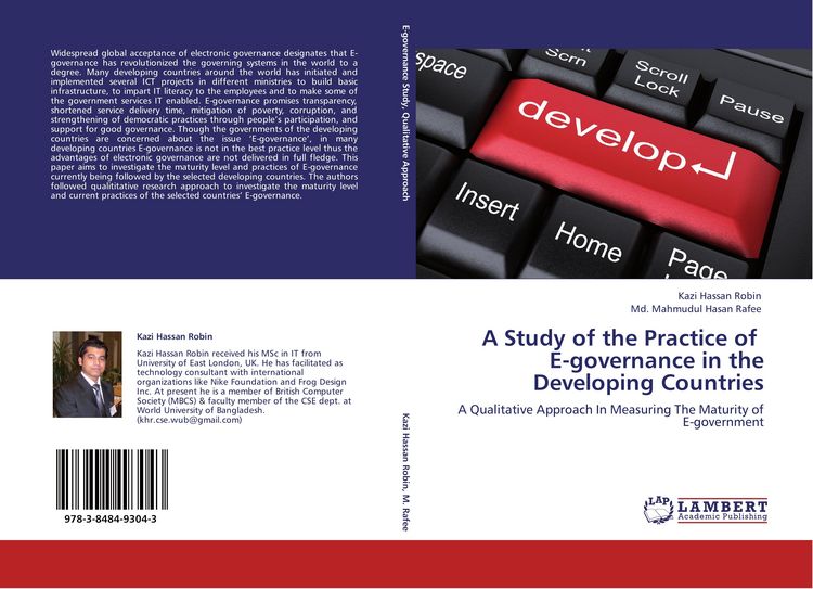 Produktbild: A Study of the Practice of E-governance in the Developing Countries