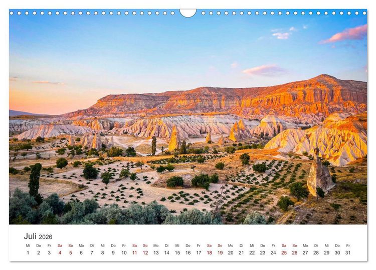 Produktbild: Faszination T&uuml;rkei (Wandkalender 2026 DIN A3 quer), CALVENDO Monatskalender