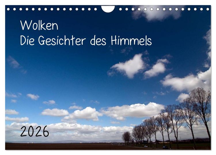 Produktbild: Wolken - Die Gesichter des Himmels (Wandkalender 2026 DIN A4 quer), CALVENDO Monatskalender