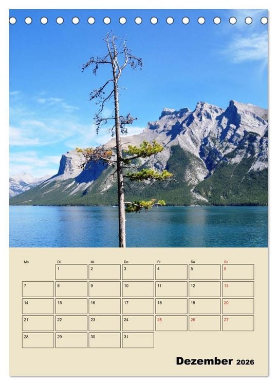 Produktbild: Kanadas gro&szlig;e Seen / Planer (Tischkalender 2026 DIN A5 hoch), CALVENDO Monatskalender