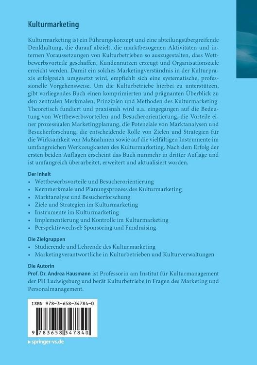 Produktbild: Kulturmarketing