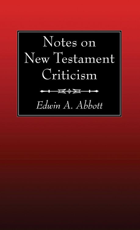 Produktbild: Notes on New Testament Criticism