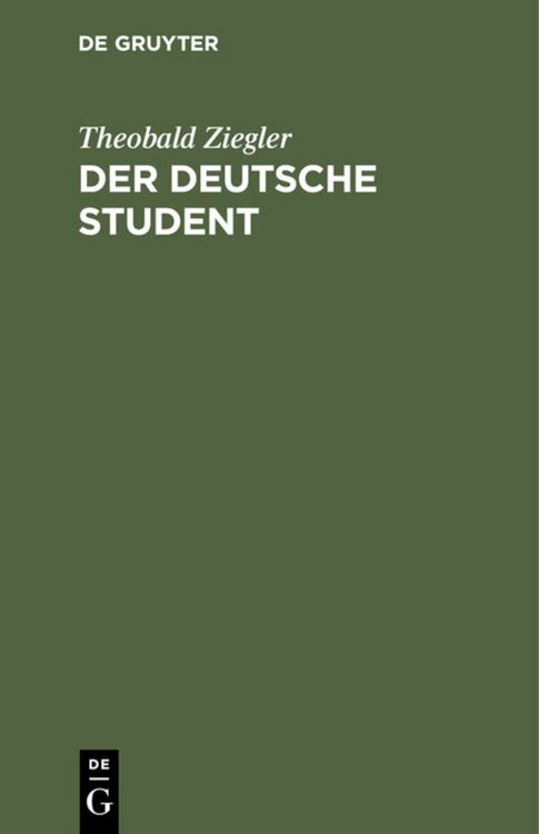 Produktbild: Der deutsche Student