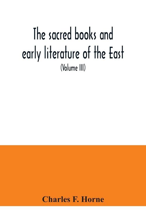 Produktbild: The sacred books and early literature of the East; with an historical survey and descriptions (Volume III) Ancient Hebrew