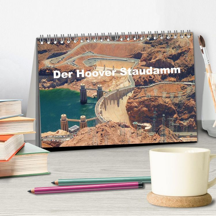 Produktbild: Der Hoover Staudamm (Tischkalender 2026 DIN A5 quer), CALVENDO Monatskalender
