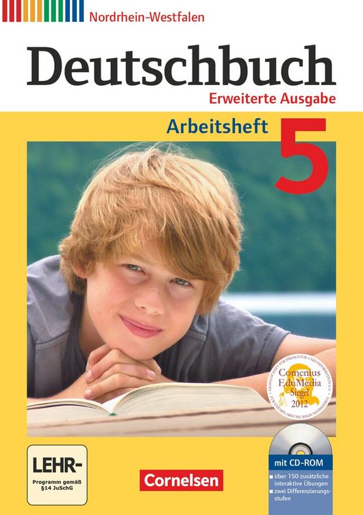 Produktbild: Deutschbuch - Sprach- und Lesebuch - Erweiterte Ausgabe - Nordrhein-Westfalen - 5. Schuljahr