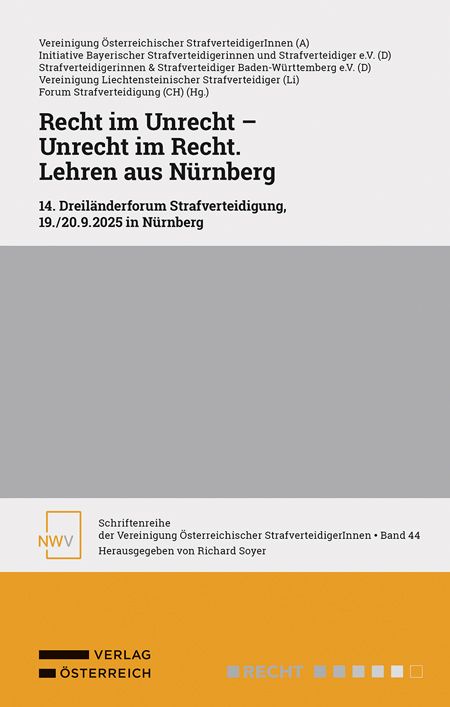 Produktbild: Recht im Unrecht &ndash; Unrecht im Recht. Lehren aus N&uuml;rnberg