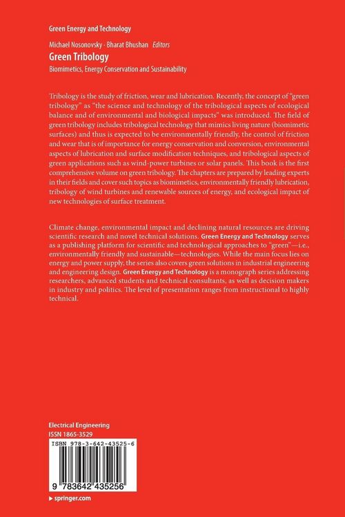 Produktbild: Green Tribology