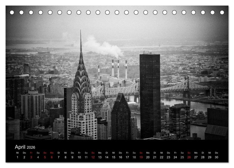 Produktbild: New York 2026 (Tischkalender 2026 DIN A5 quer), CALVENDO Monatskalender