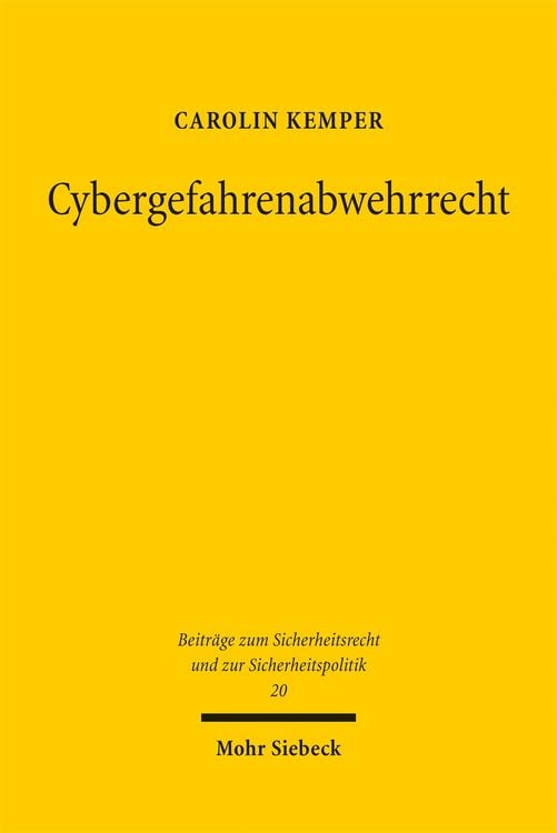 Produktbild: Cybergefahrenabwehrrecht
