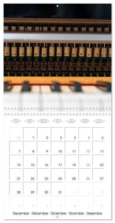 Produktbild: Piano Moments (Wall Calendar 2026 12 &times; 12 Inch) CALVENDO 12 Month Wall Calendar