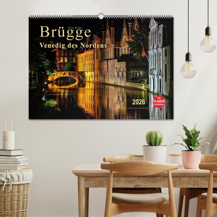 Produktbild: Br&uuml;gge - Venedig des Nordens (Wandkalender 2026 DIN A2 quer), CALVENDO Monatskalender