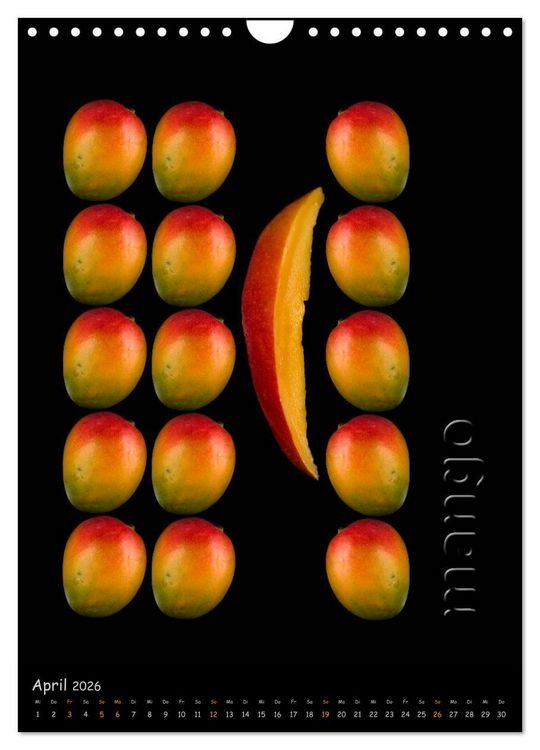 Produktbild: foodART - Fr&uuml;chte und Gem&uuml;se (Wandkalender 2026 DIN A4 hoch), CALVENDO Monatskalender