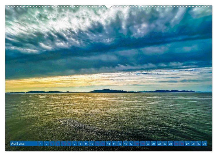 Produktbild: Von Vancouver nach Alaska (Wandkalender 2026 DIN A2 quer), CALVENDO Monatskalender