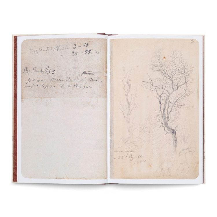 Produktbild: Caspar David Friedrich. Karlsruher Skizzenbuch