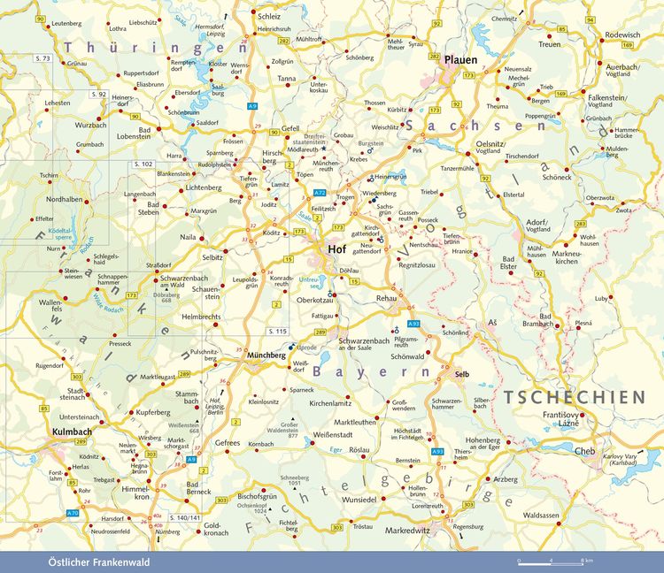 TRESCHER Reiseführer Frankenwald