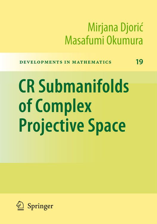 Produktbild: CR Submanifolds of Complex Projective Space