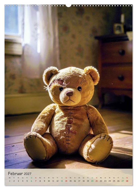 Produktbild: Mein liebster Teddy (Wandkalender 2027 DIN A2 hoch), CALVENDO Monatskalender