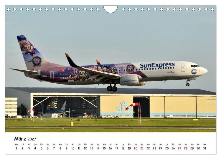 Produktbild: Faszination Luftfahrt Vielfalt zwischen Himmel und Vorfeld (Wandkalender 2027 DIN A4 quer), CALVENDO Monatskalender