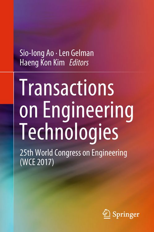 Produktbild: Transactions on Engineering Technologies