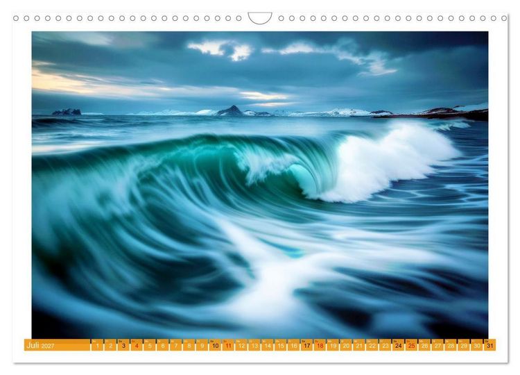 Produktbild: Langzeitbelichtung im hohen Norden (Wandkalender 2027 DIN A3 quer), CALVENDO Monatskalender