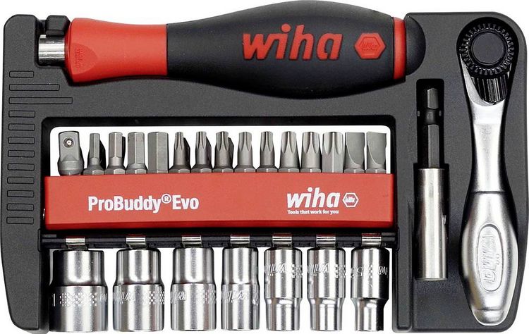 Produktbild: Wiha Bit- und Steckschl&uuml;ssel-Set 1/4\" 46960