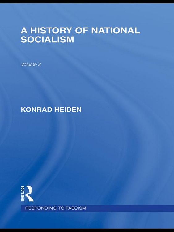 Produktbild: A History of National Socialism (RLE Responding to Fascism)