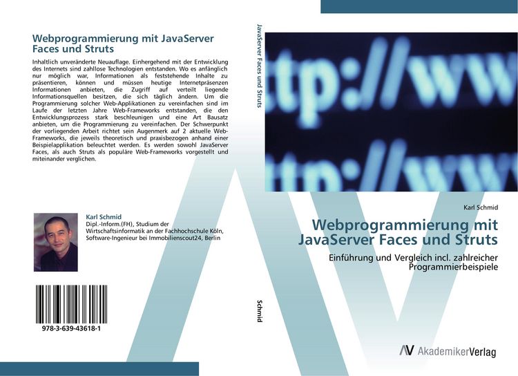 Produktbild: Webprogrammierung mit JavaServer Faces und Struts