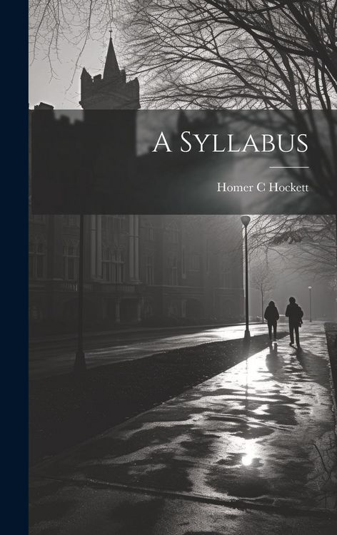 Produktbild: A Syllabus