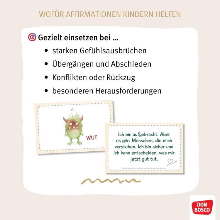 Produktbild: Eddie, du verstehst mich! 90 Gef&uuml;hle-K&auml;rtchen mit Affirmationen f&uuml;r Kinder
