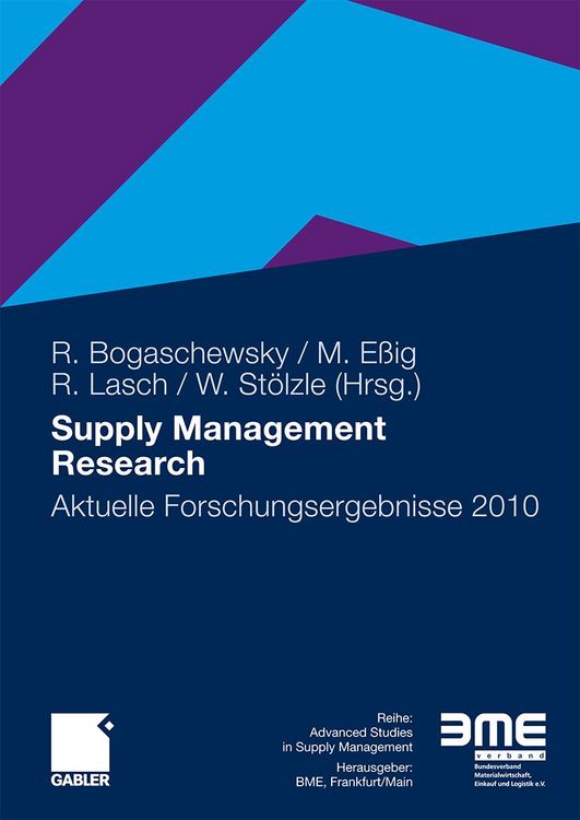 Produktbild: Supply Management Research