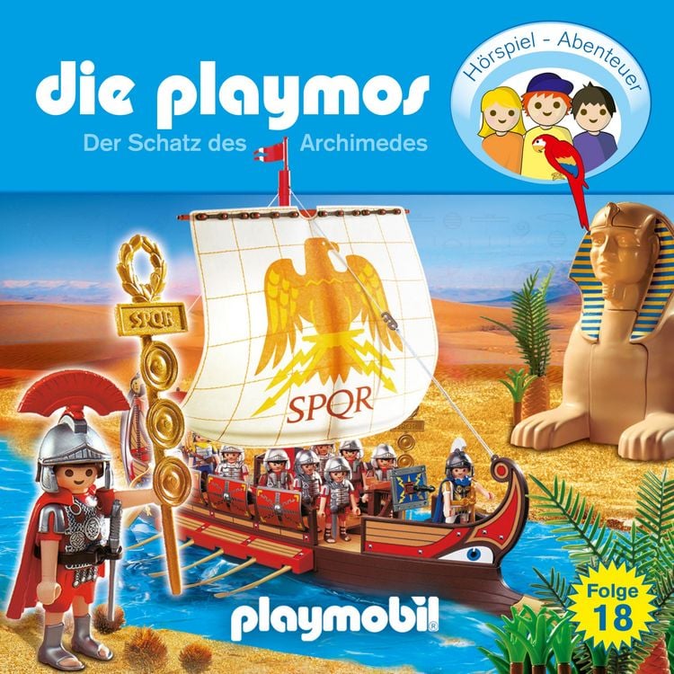 Produktbild: Die Playmos - Das Original Playmobil H&ouml;rspiel, Folge 18: Der Schatz des Archimedes