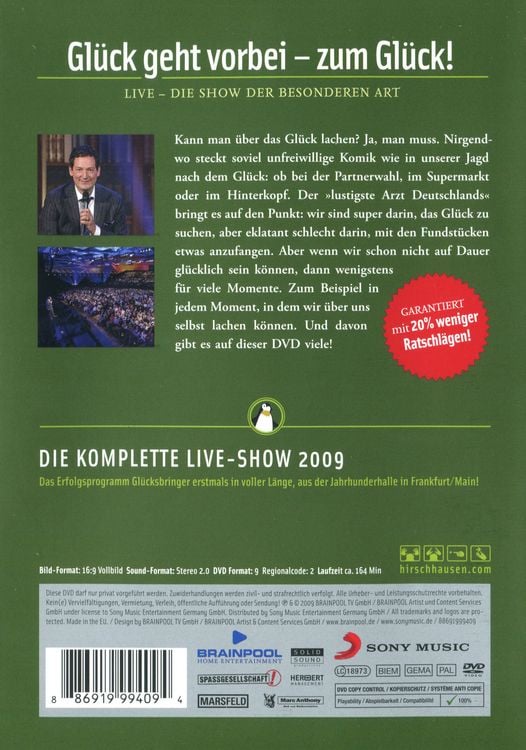 Produktbild: Eckart von Hirschhausen - Gl&uuml;ck kommt selten allein