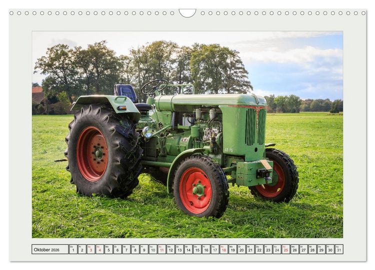 Produktbild: Alte Sch&auml;tzchen - Traktoren (Wandkalender 2026 DIN A3 quer), CALVENDO Monatskalender