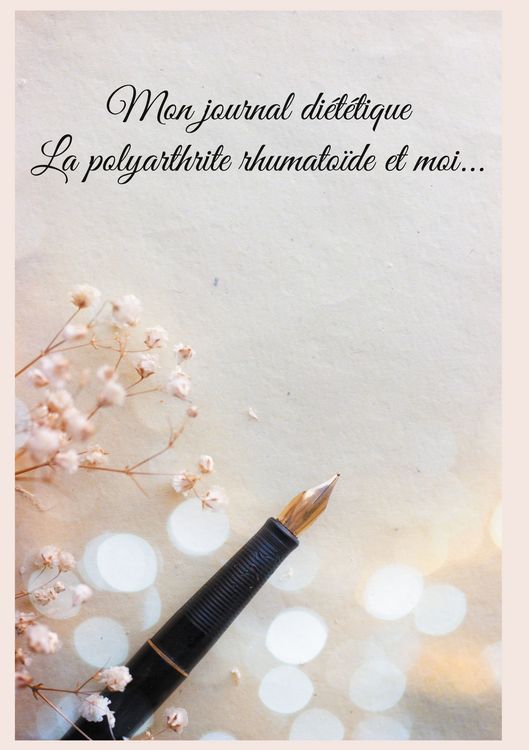 Produktbild: Mon journal di&eacute;t&eacute;tique : la polyarthrite rhumato&iuml;de et moi...