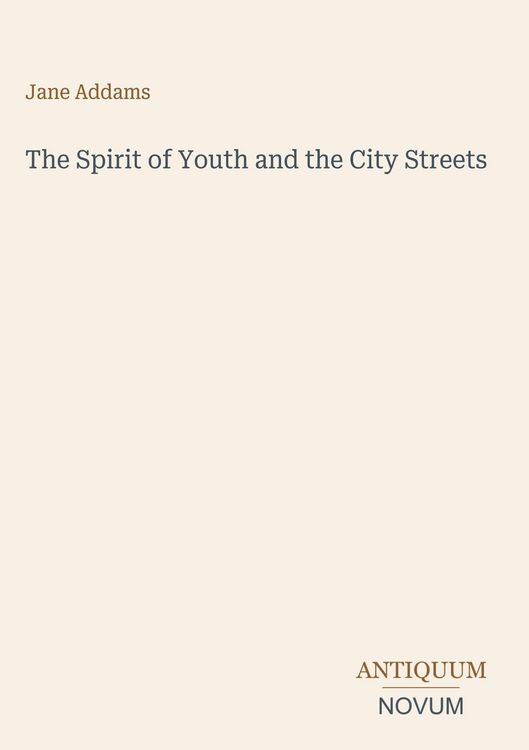 Produktbild: The Spirit of Youth and the City Streets