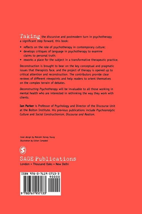 Produktbild: Deconstructing Psychotherapy