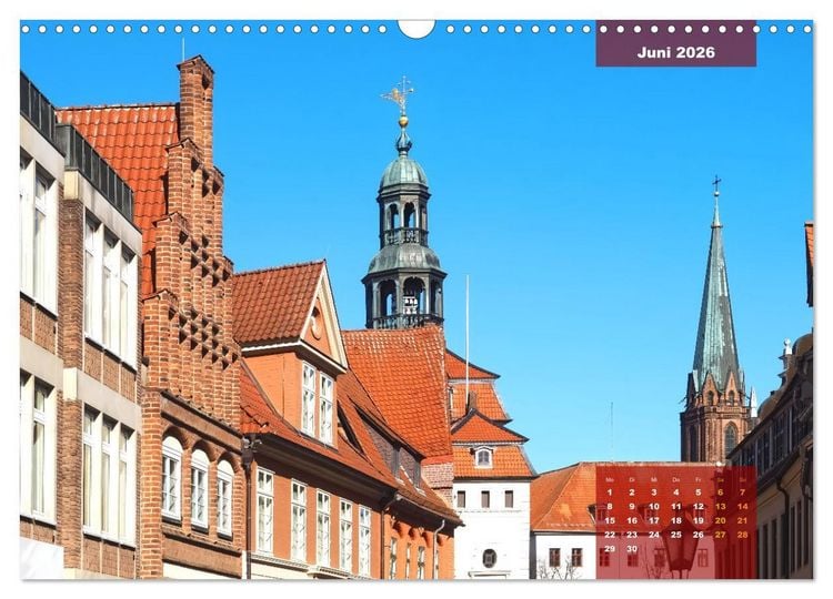 Produktbild: Handwerkskunst im h&uuml;bschen L&uuml;neburg (Wandkalender 2026 DIN A3 quer), CALVENDO Monatskalender