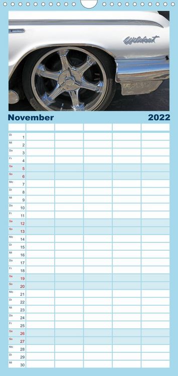 Produktbild: Familienplaner Classic Cars (Wandkalender 2022 , 21 cm x 45 cm, hoch)