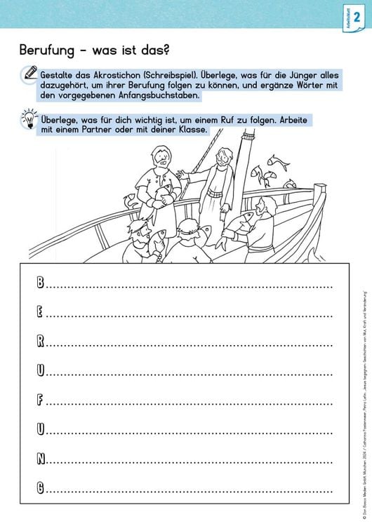 Produktbild: Jesus begegnen: Geschichten von Mut, Kraft und Ver&auml;nderung. 3 x 5 Kinderbibel-Bildkarten. Mit Arbeitsbl&auml;ttern f&uuml;r Klasse 3 und 4. Kamishibai Bildkartenset