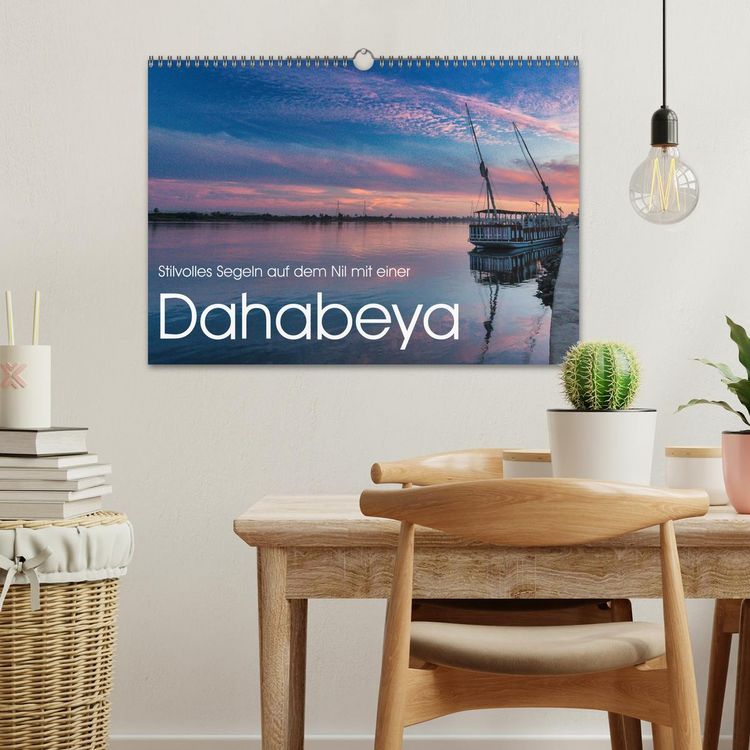 Produktbild: Stilvolles Segeln auf dem Nil mit einer Dahabeya (Wandkalender 2026 DIN A3 quer), CALVENDO Monatskalender