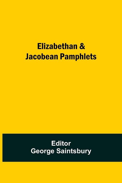 Produktbild: Elizabethan & Jacobean Pamphlets