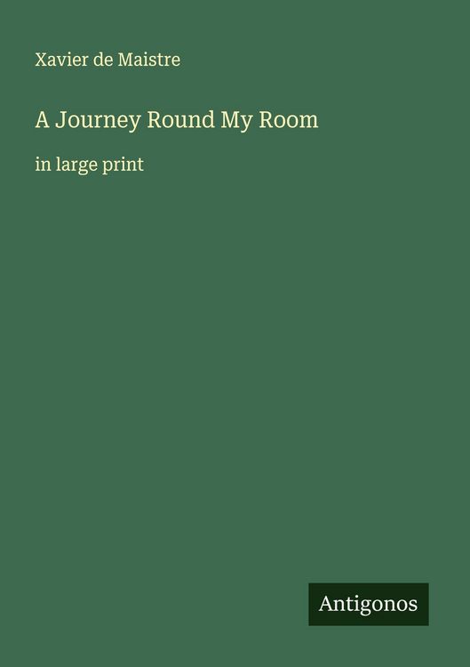 Produktbild: A Journey Round My Room