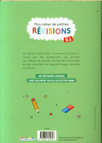 Produktbild: Mon cahier de petites r&eacute;visions GS