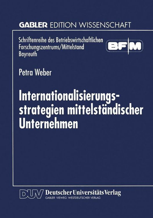 Produktbild: Internationalisierungsstrategien mittelst&auml;ndischer Unternehmen