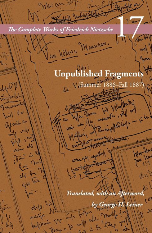 Produktbild: Unpublished Fragments (Summer 1886-Fall 1887)