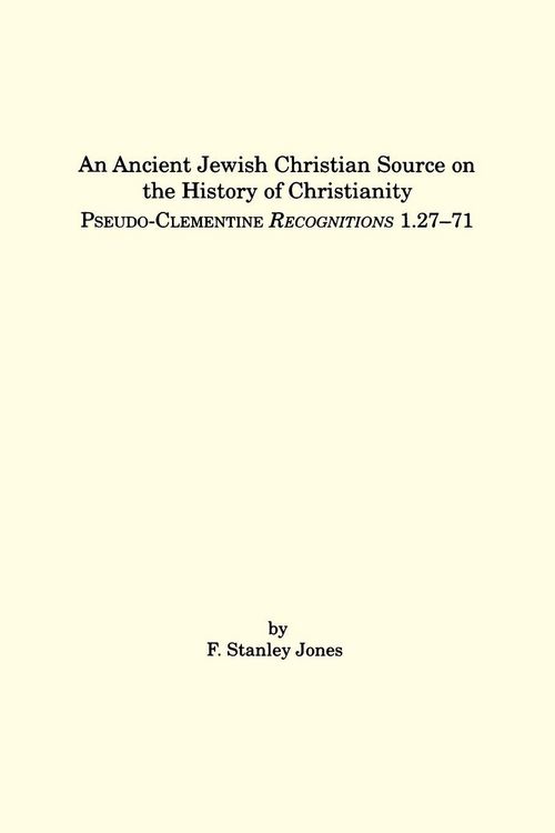 Produktbild: An Ancient Jewish Christian Source on the History of Christianity