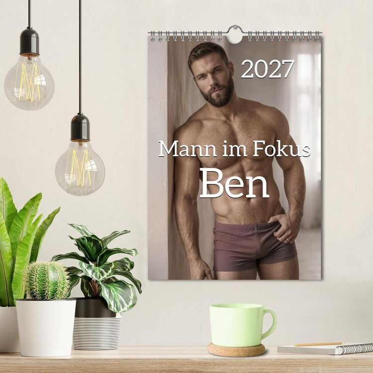 Produktbild: Mann im Fokus - Ben (Wandkalender 2027 DIN A4 hoch), CALVENDO Monatskalender