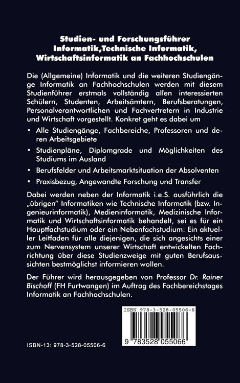 Produktbild: Studien- und Forschungsf&uuml;hrer